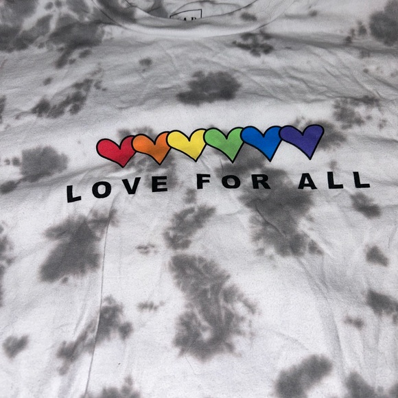 GAP - love for all tee - pride tshirt - Picture 3 of 4